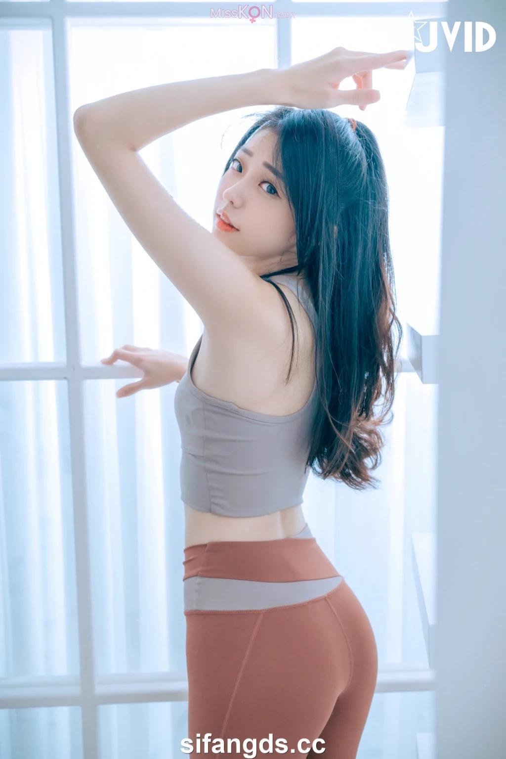 [JVID] 妍妍 Angel:【禁忌瑜珈課程】 瑜珈教練的秘密 裸體私人課程 (224 photos )(36)