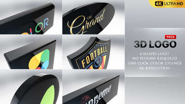 3D Logo Pack - VideoHive 49063205