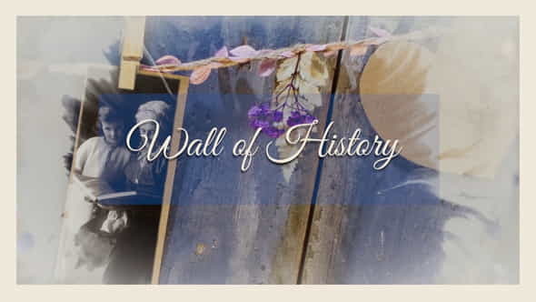 Wall of History Cinematic Opener - VideoHive 32491690