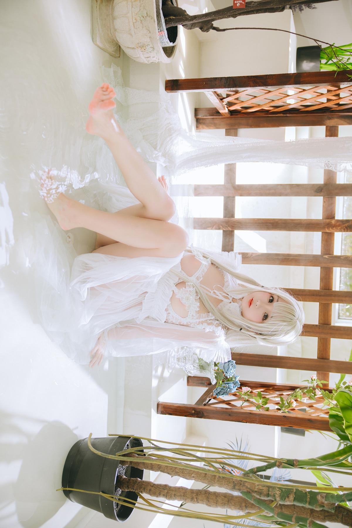 Cosplay Rinaijiao日奈娇 白纱衣 Set.01(48)