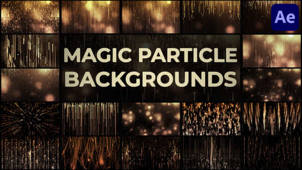 Magic Particle Backgrounds - VideoHive 48565637