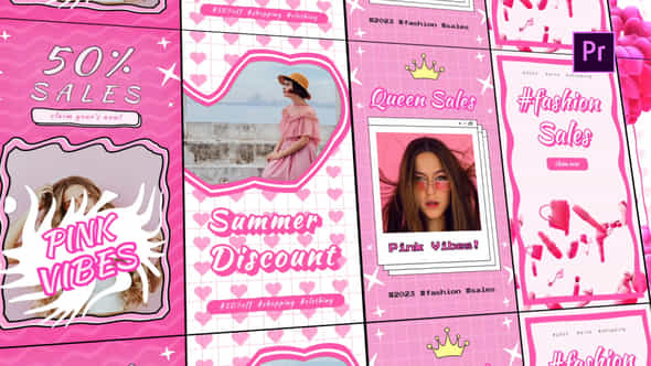 Pink Stories Pack - VideoHive 47457383