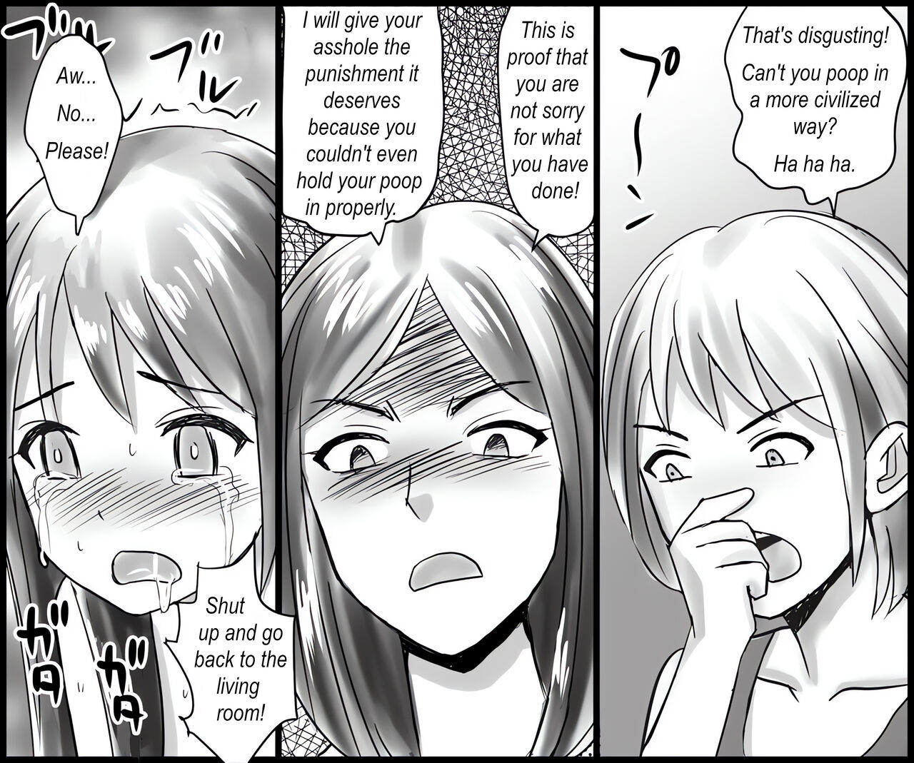 [Onna ni Yoru Onna e no Ryoujoku] Mamahaha to Imouto ni Yoru Zankoku Shuuchi Ijime  Humiliated and punished by my stepmother and stepsister [English]