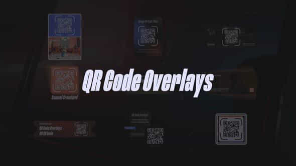 Qr Code Titles Mogrt - VideoHive 53647478