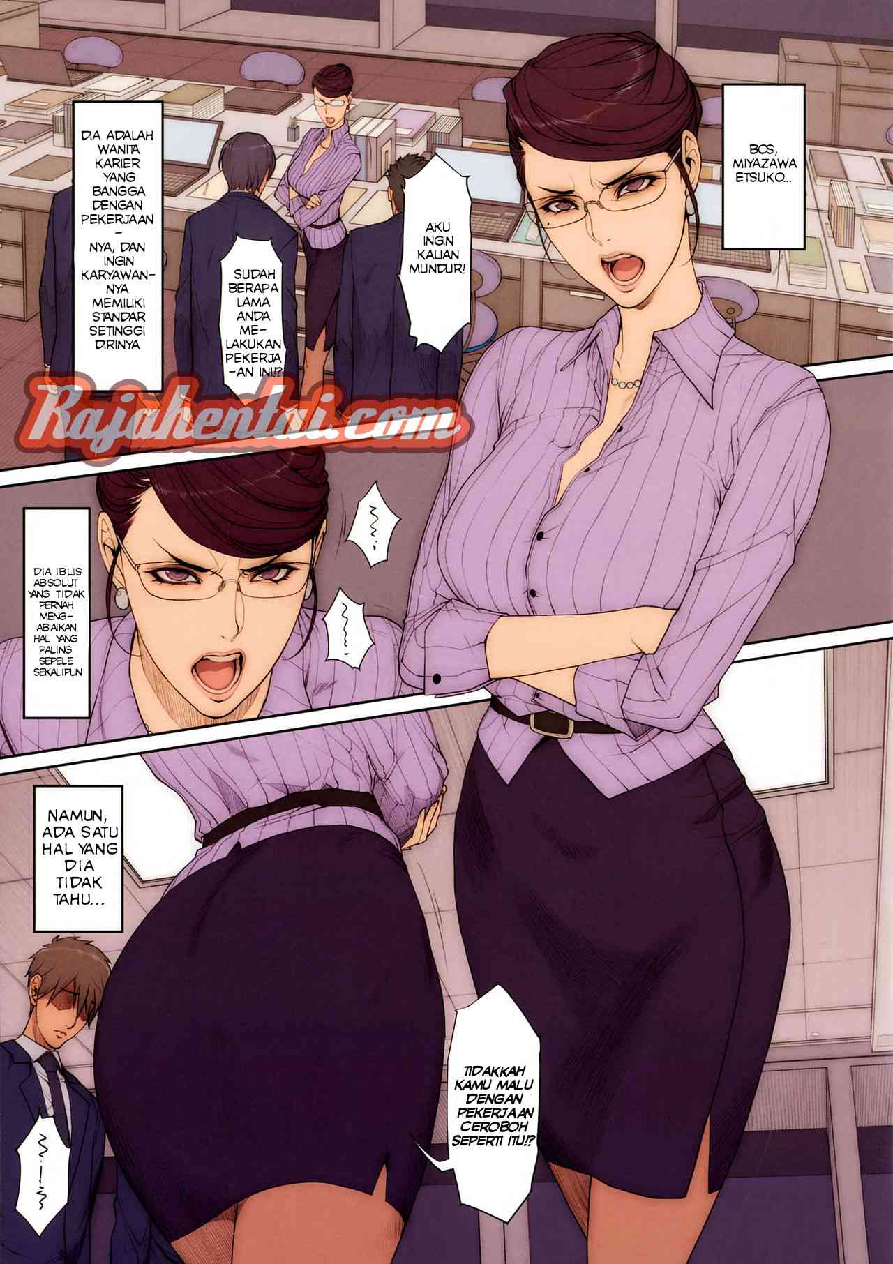Komik Hentai Manga Sex Bokep xxx doujinshi Toket Bos Semok diremas-remas Bawahan 02