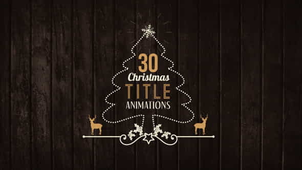 30 Christmas Title Animations - VideoHive 21095942