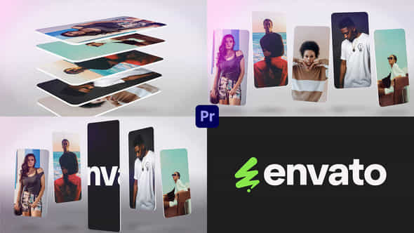 Fashion Cards Logo For Premiere Pro - VideoHive 54757847
