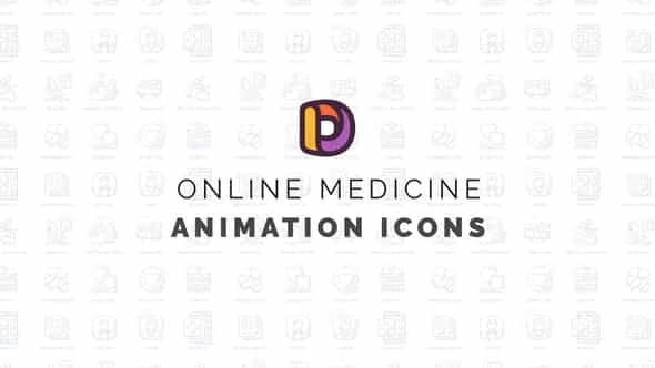 Online medicine - Animation Icons - VideoHive 34466200