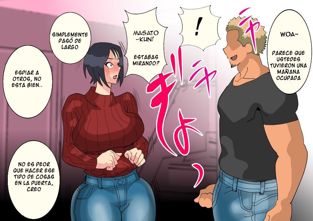 [Koubaitei] Teishu no Otouto ni Netorareta Wakazuma [Spanish]
