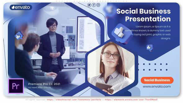 Social Business Presentation - VideoHive 36272997