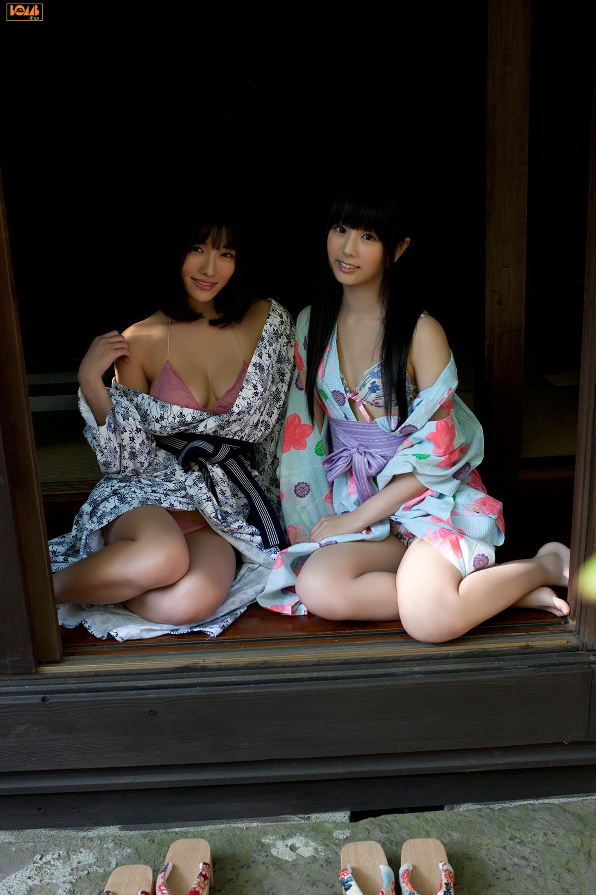 栗田恵美×今野杏南《温泉游》 写真集 [Bomb.TV] 2012年12月号(15)