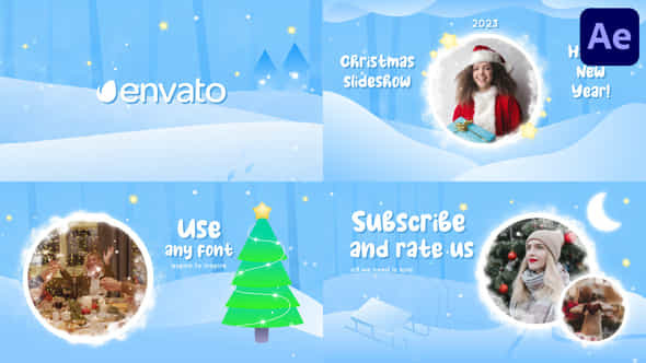 Christmas Greetings Slideshow - VideoHive 42153096