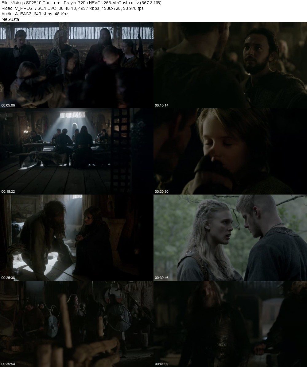 Vikings S02E10 The Lords Prayer 720p HEVC x265-MeGusta