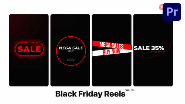 Black Friday Reels For Premiere Pro Vol 06 - VideoHive 48987113