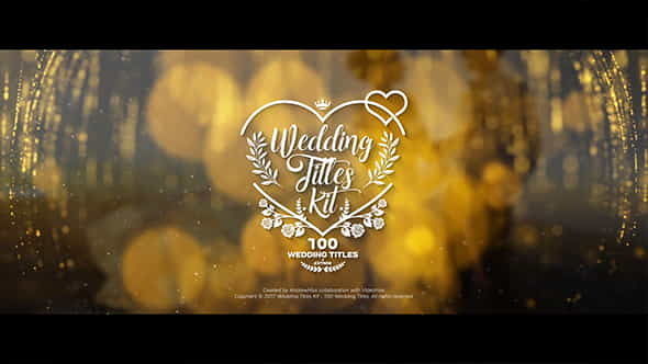 Wedding Titles Kit - 100 - VideoHive 19434063