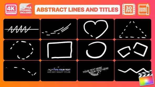 Abstract Lines And Titles | - VideoHive 24222952