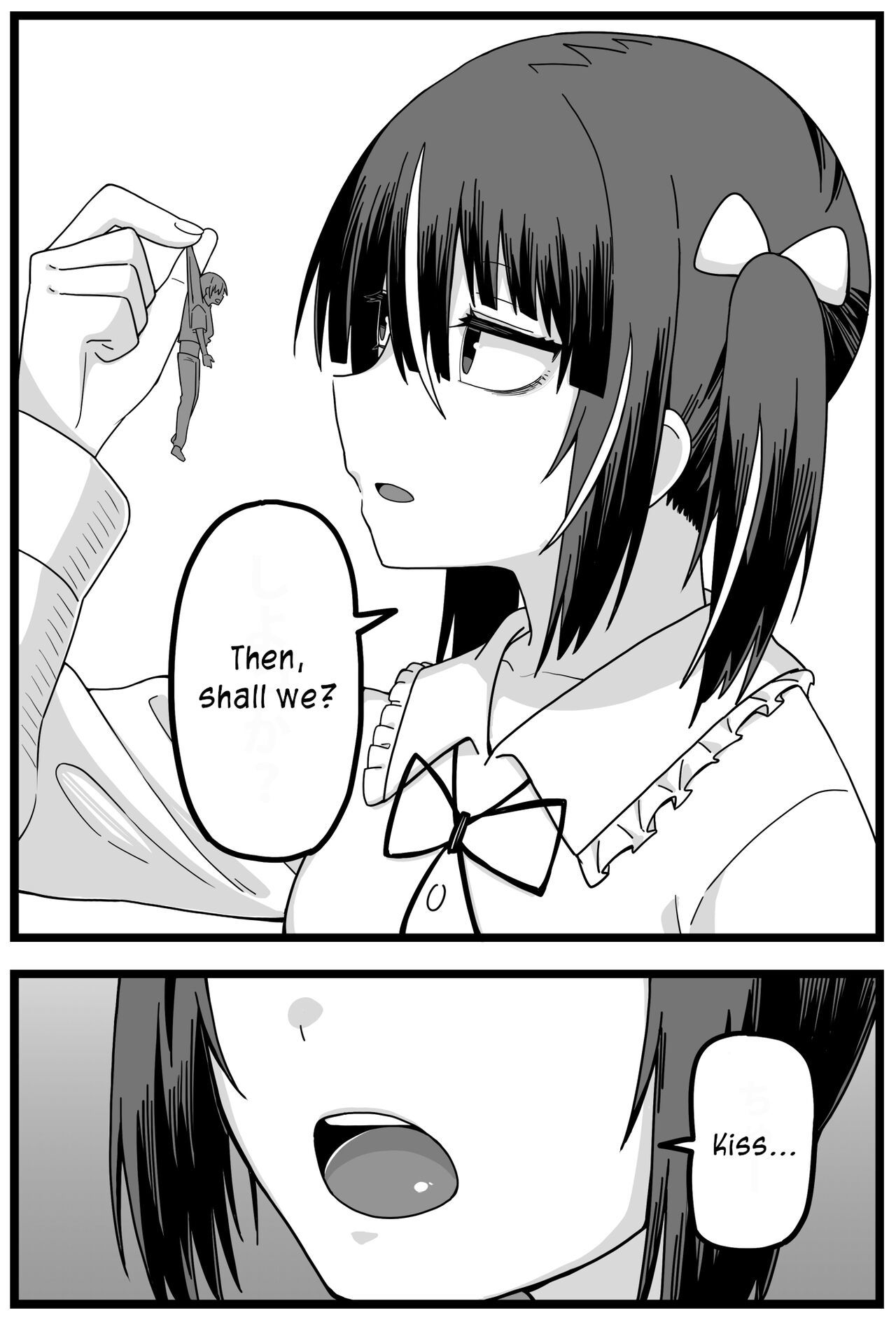 [Shiheki] Uwaki ga Barete Kanojo ni Chiisaku Sarete Taberareru Manga  Caught Cheating, Shrunk, and Eaten by His Girlfriend [English]