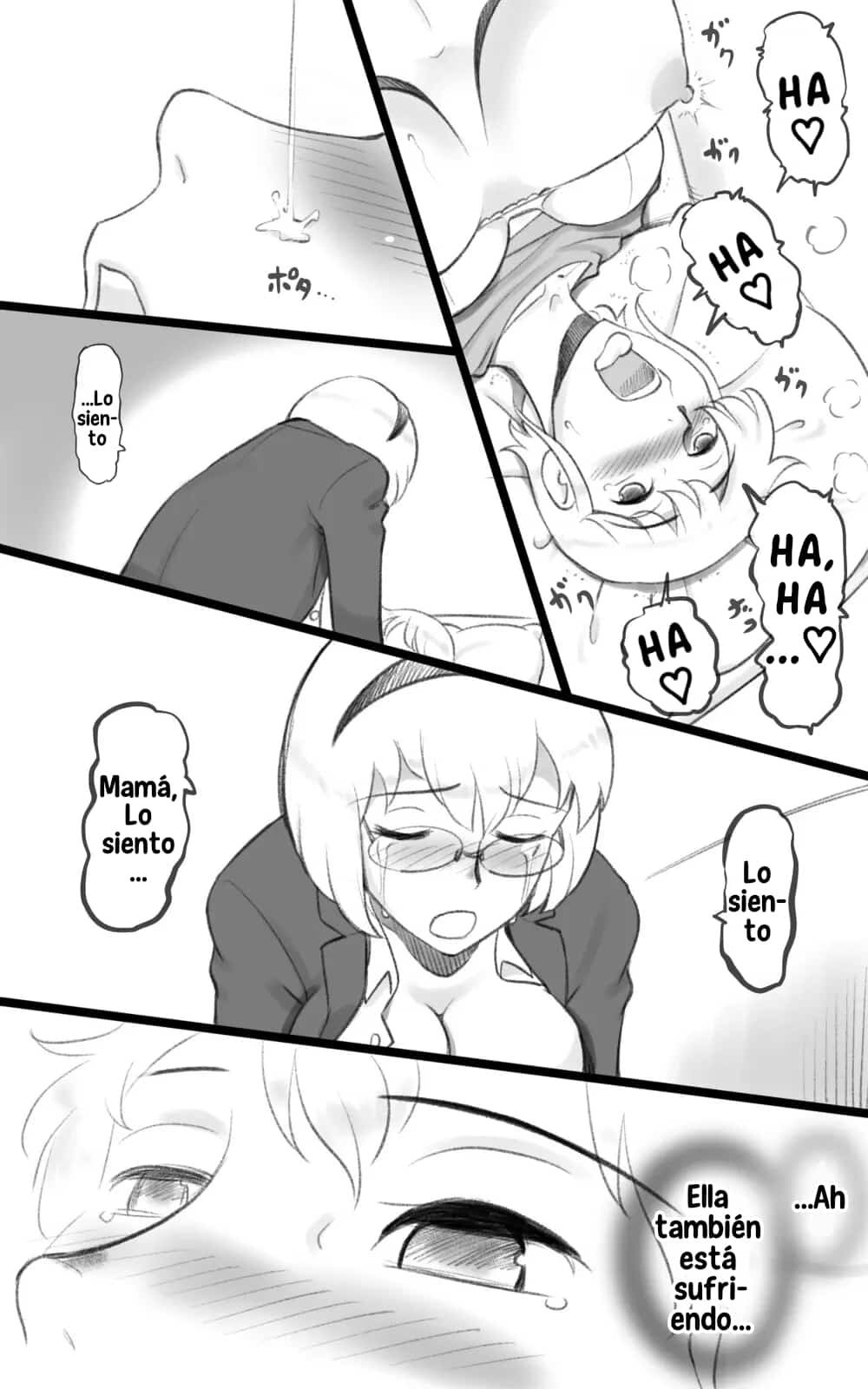 Futakoi La hija Futanari se enamora de su mama - 34