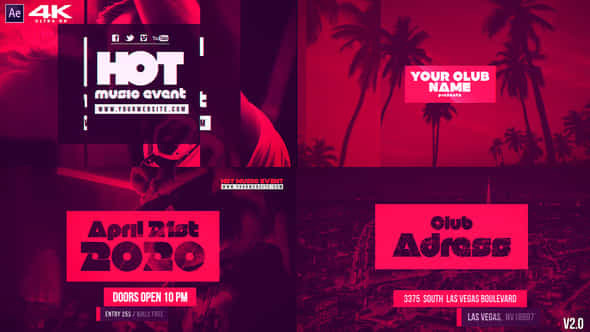 Hot Music Event - VideoHive 10912637