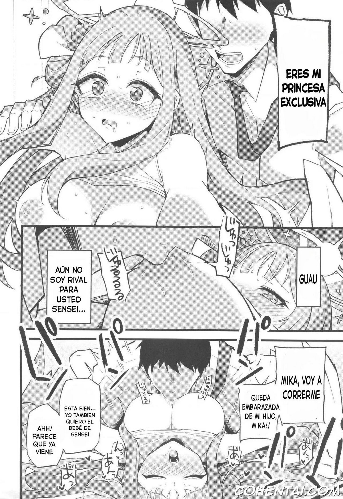 Jihi o Kureta Anata to (Blue Archive) xxx comics manga porno doujin hentai español sexo 