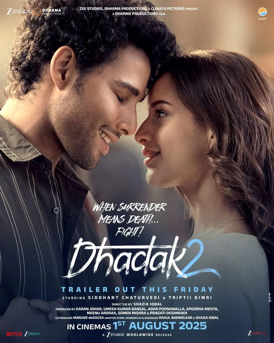 Dhadak 2 2025 Hindi Movie 720p PRE HDRip 1Click Download