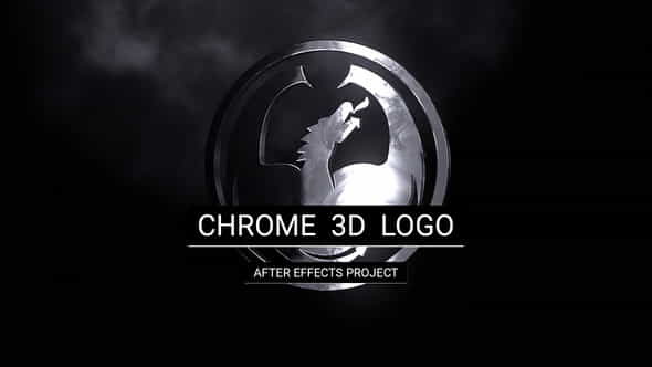 Chrome 3D Logo - VideoHive 38353453