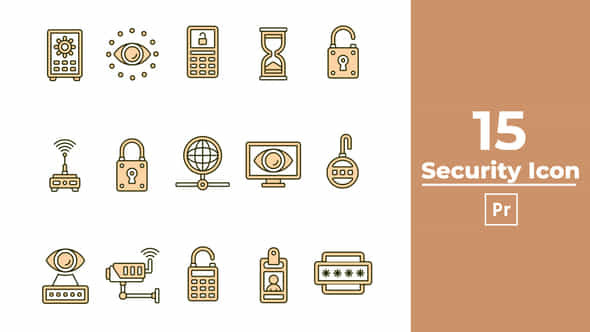 Security Icon - VideoHive 46646538