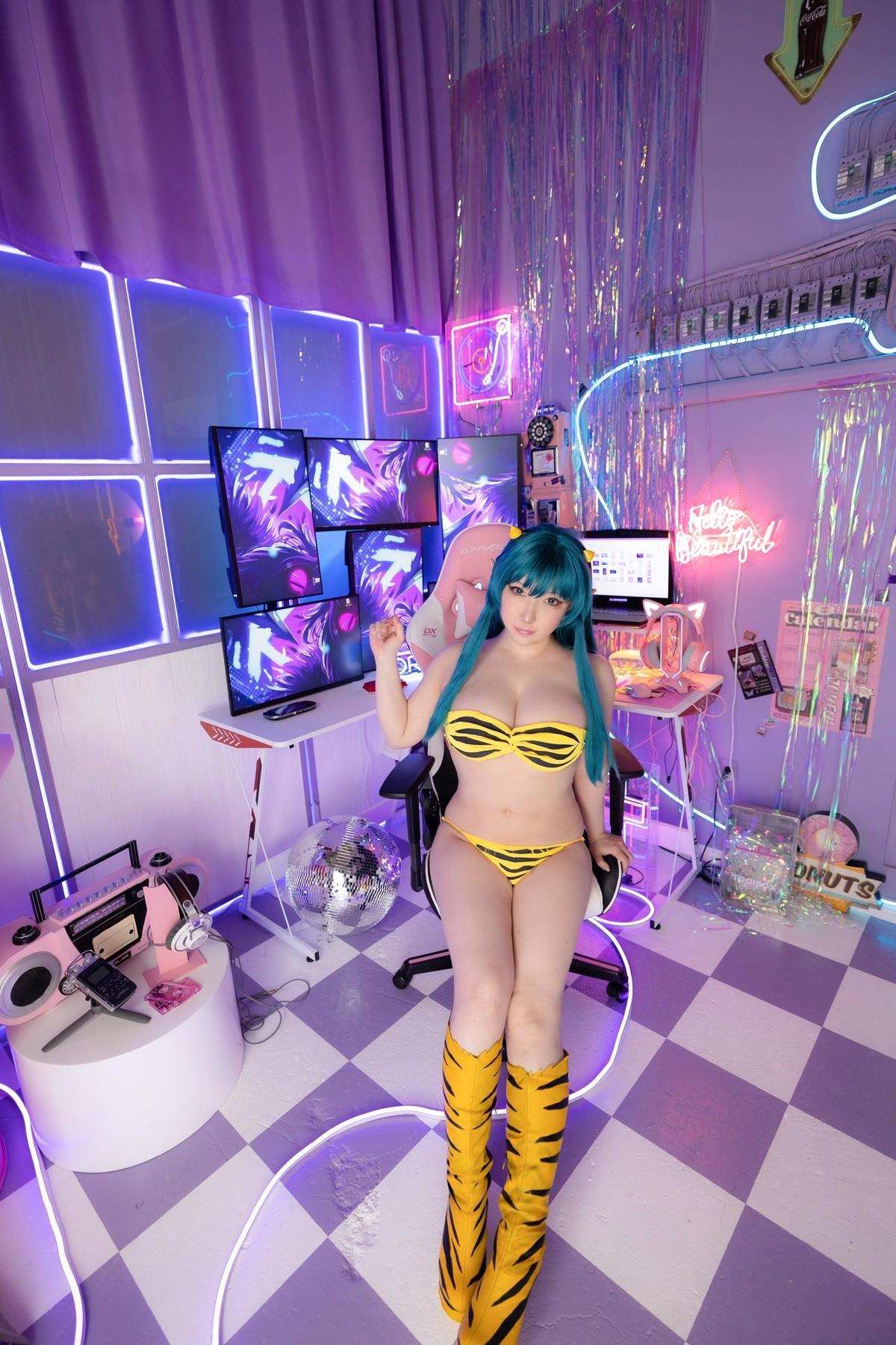 Cosplay SAKUサク Lum ラム うる星やつら Set.02(14)