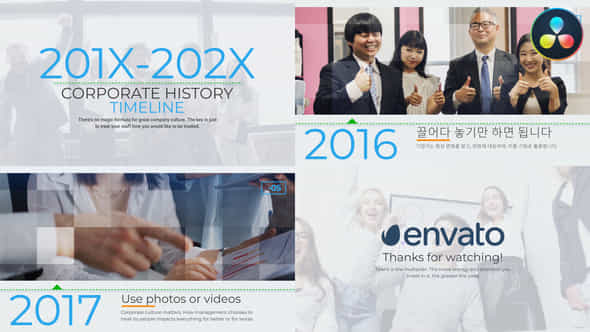 Corporate History Timeline - VideoHive 48363530