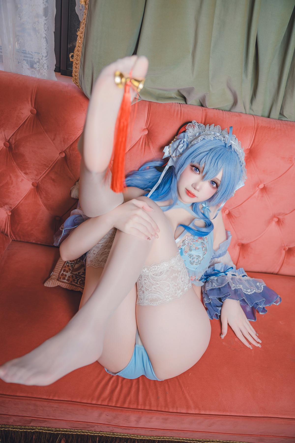 Cosplay 雪晴Astra 原神 甘雨内衣(30)