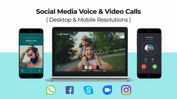 Social Media VoiceVideo - VideoHive 24783655