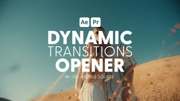 Dynamic Transitions Opener - VideoHive 43002030