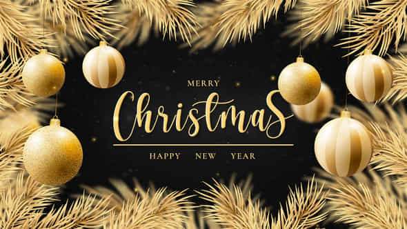 Merry Christmas Intro - VideoHive 49223372