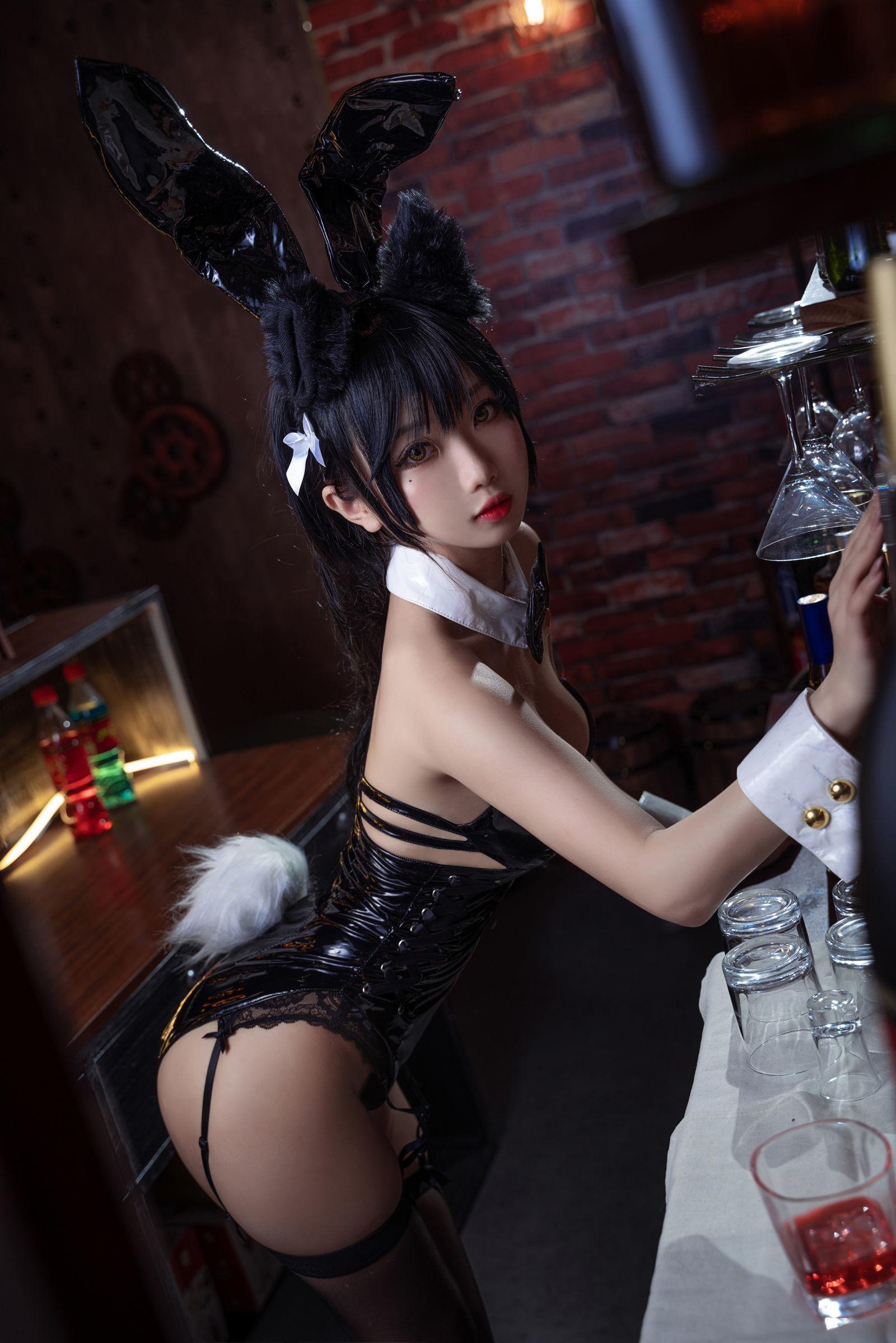 鬼畜瑶在不在w《黑色同人兔女郎》 [COSPLAY福利] 写真集(3)