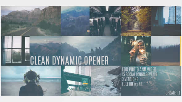 Clean Dynamic Opener - VideoHive 14470741