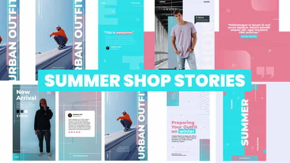 Summer Shop Stories Instagram - VideoHive 32282769