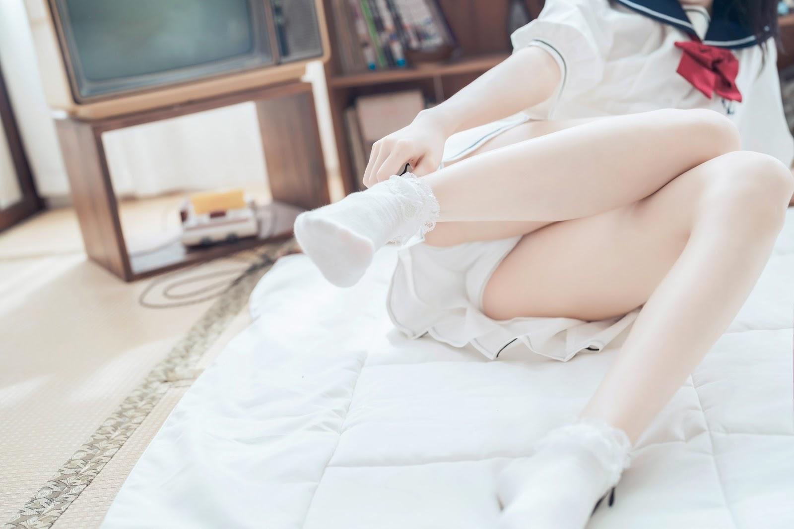 Cosplay 桜桃喵 盛夏制服(8)