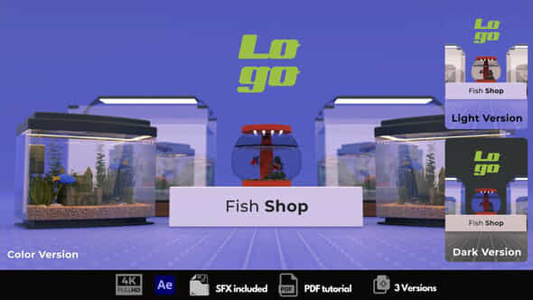 Fish Shop - VideoHive 52393291