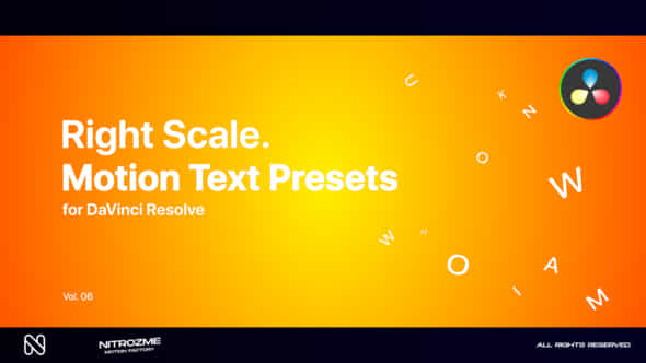 Right Scale Motion - VideoHive 47045390