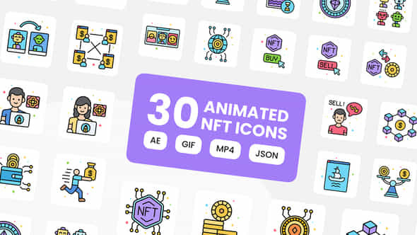 Animated NFT Icons - VideoHive 38234796