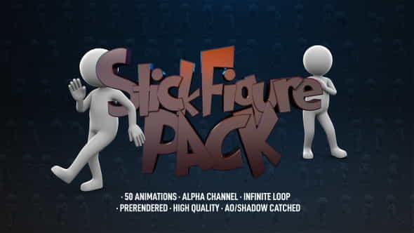 Stick Figure Pack - 50 - VideoHive 24388194