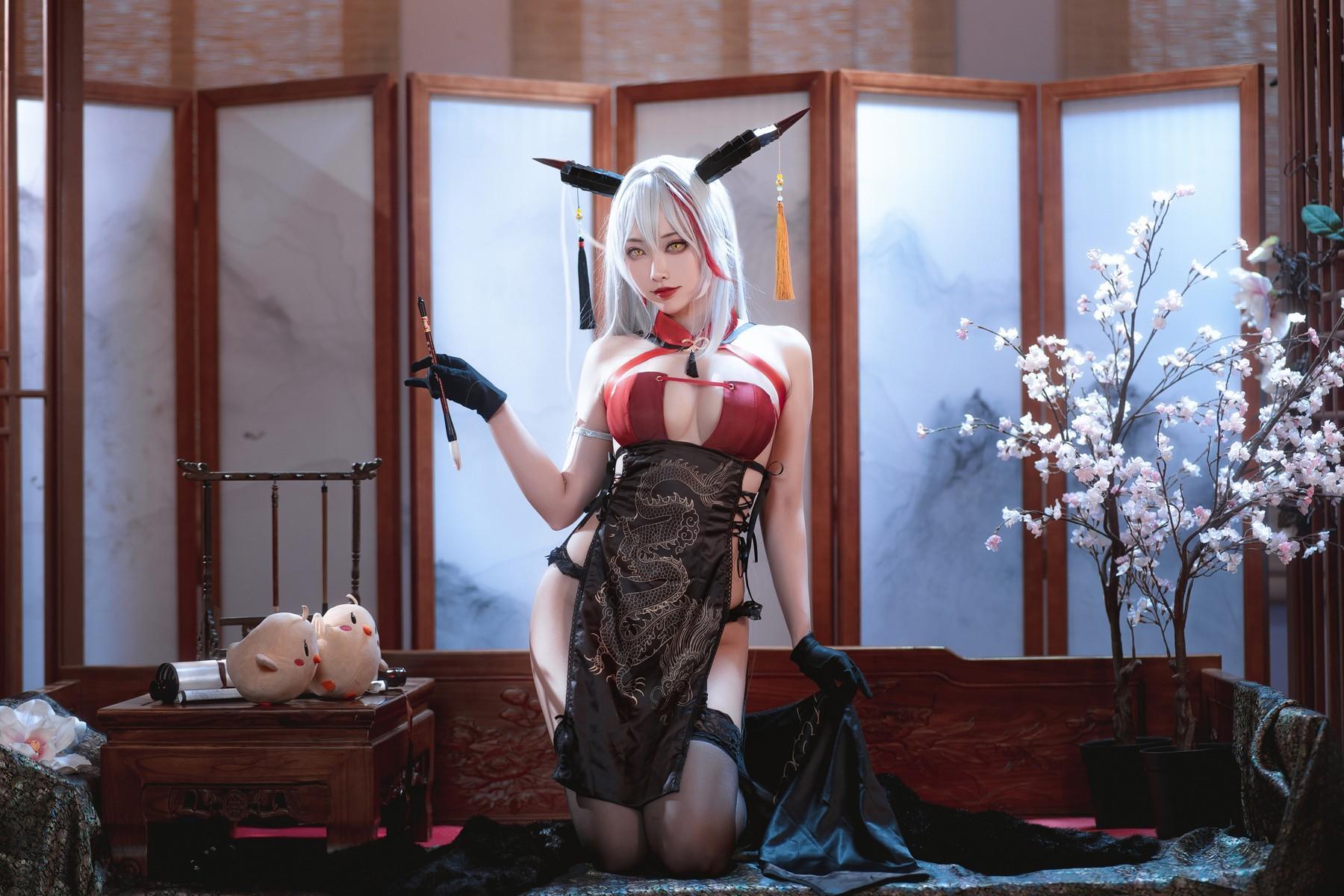Cosplay 宮本桜 埃吉尔旗袍(11)