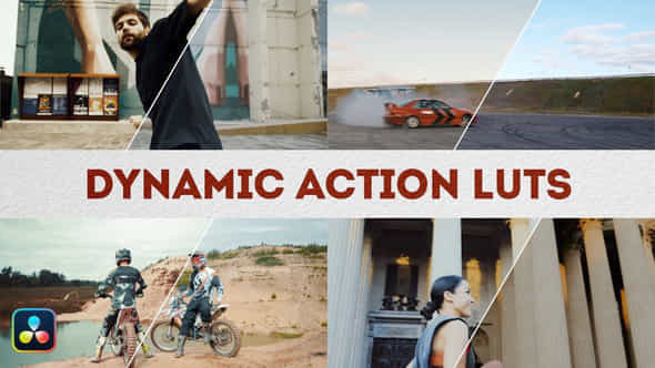 Dynamic Action Luts Davinci Reslove - VideoHive 49821800