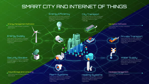 Smart City Infographic - VideoHive 23356262