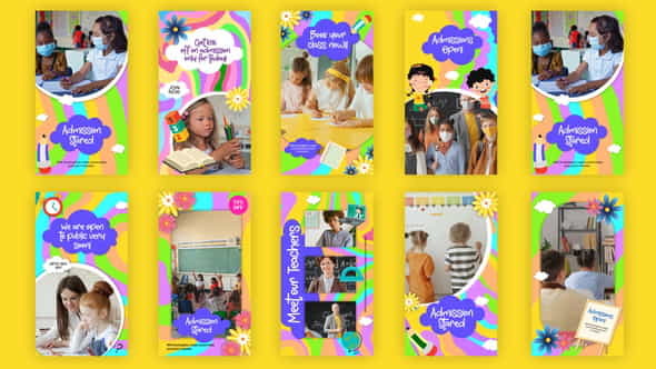 Kids School Instagram Story - VideoHive 36746033