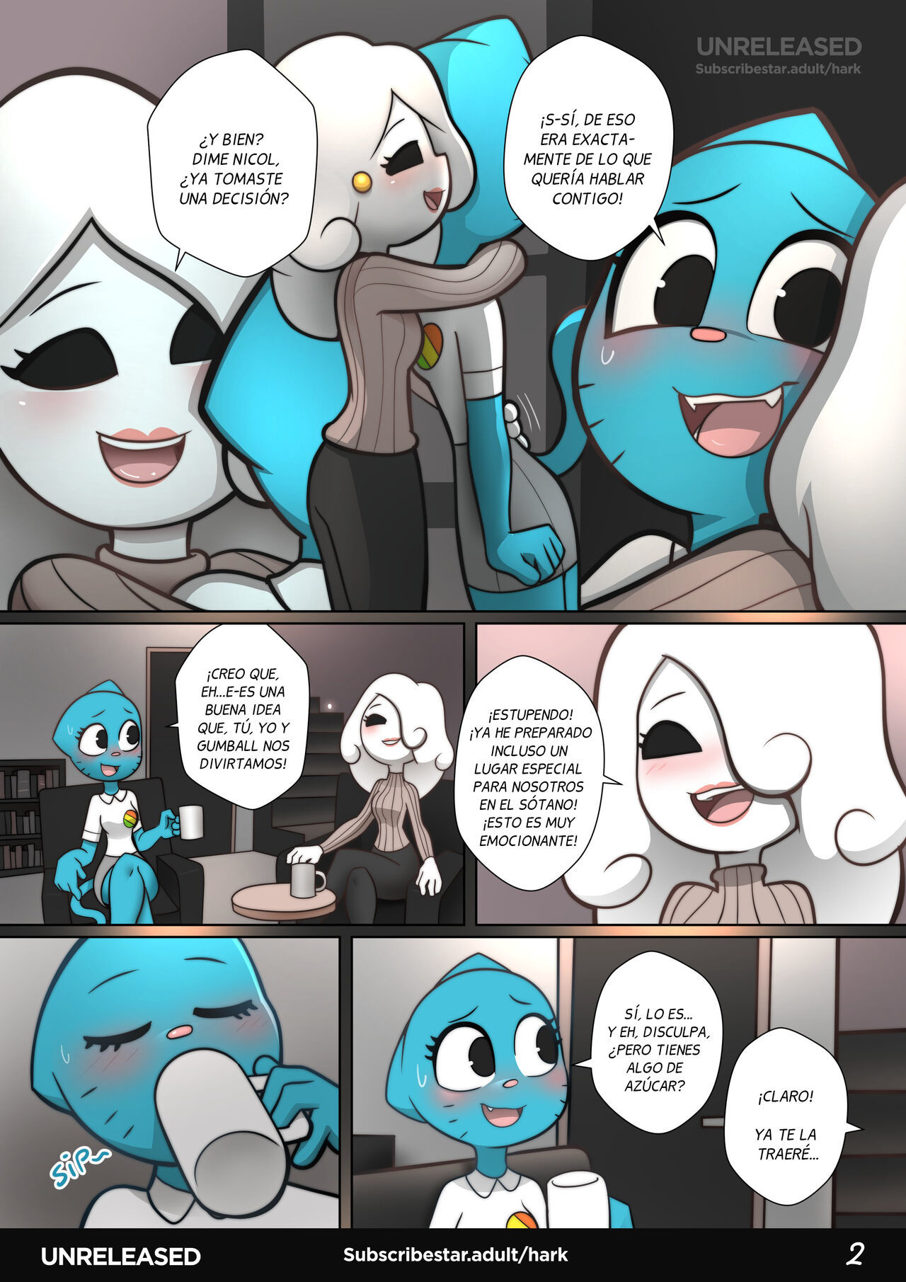 [Hark Art] The Amazing Surprise 2 (The Amazing World of Gumball) (Ongoing) [Spanish] [Kamus2001]