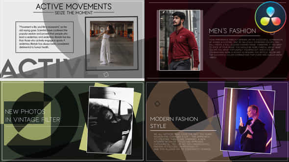 Fashion Slideshow Davinci Resolve - VideoHive 50267527