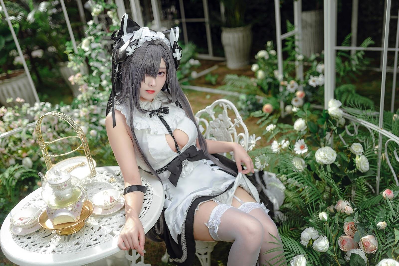 Cosplay 宮本桜 奥古斯特 女仆装(3)