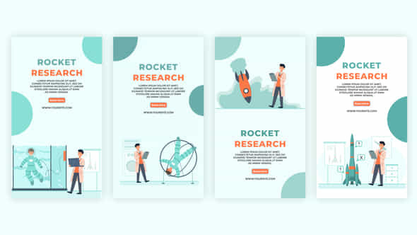 Rocket Research Instagram - VideoHive 39062563