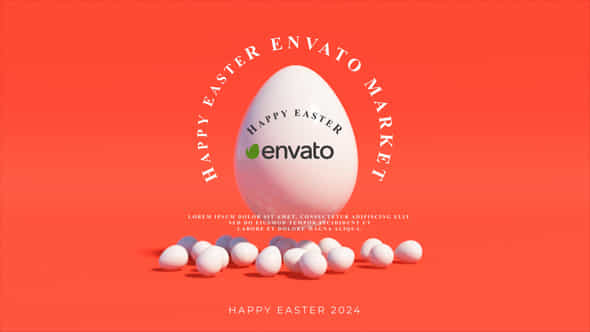 Happy Easter Logo V2 - VideoHive 50841009